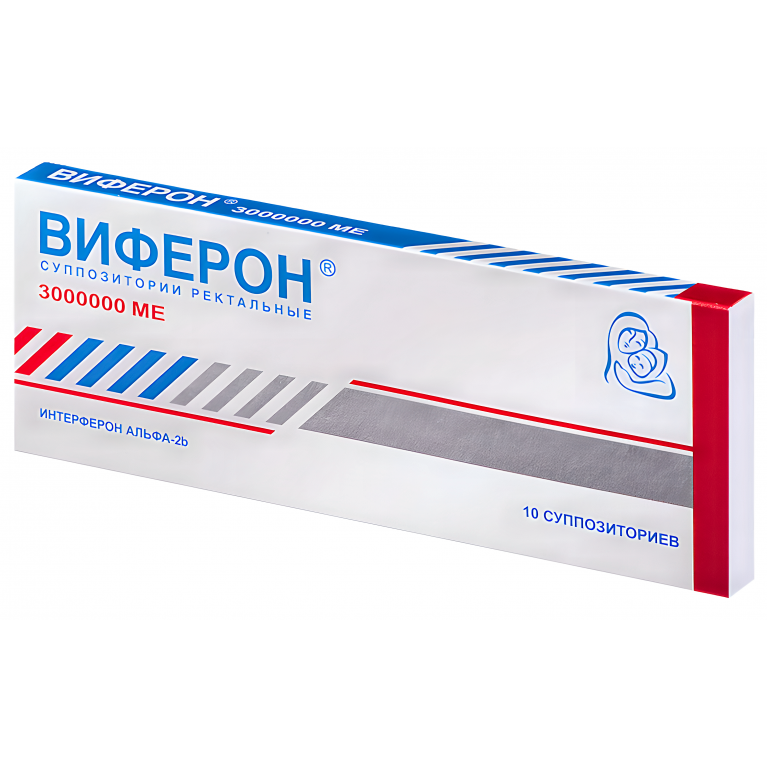 Виферон-4 супп. ректал. 3 млн МЕ №10