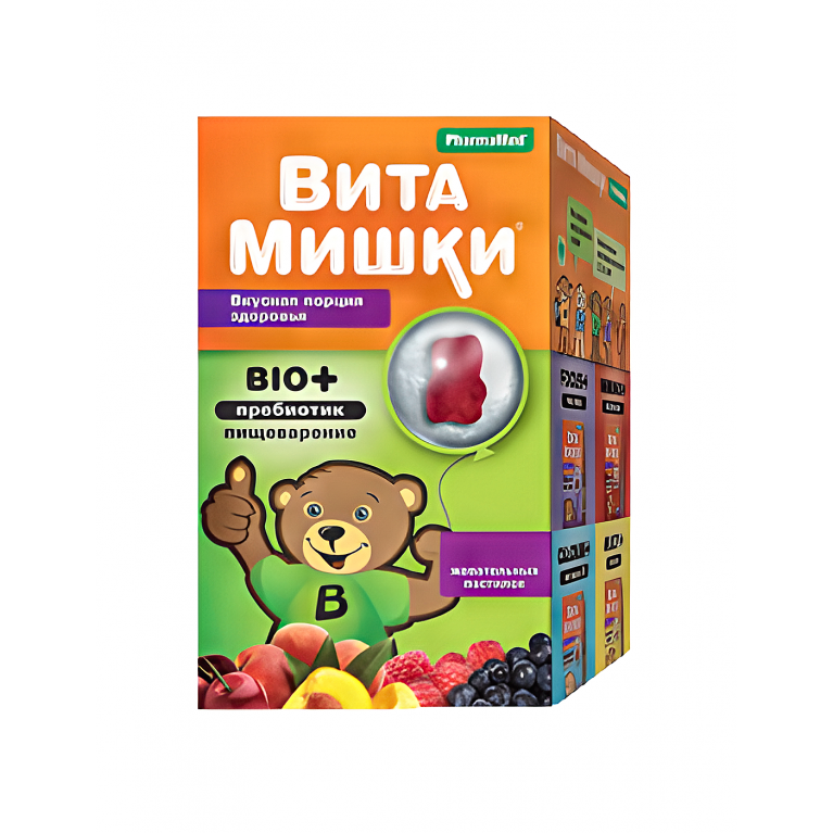 ВитаМишки Био + пребиотик пастилки жеват. №30