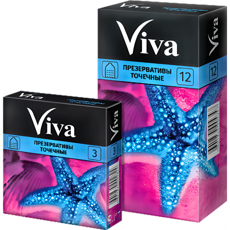 Вива Презервативы Точечные №3