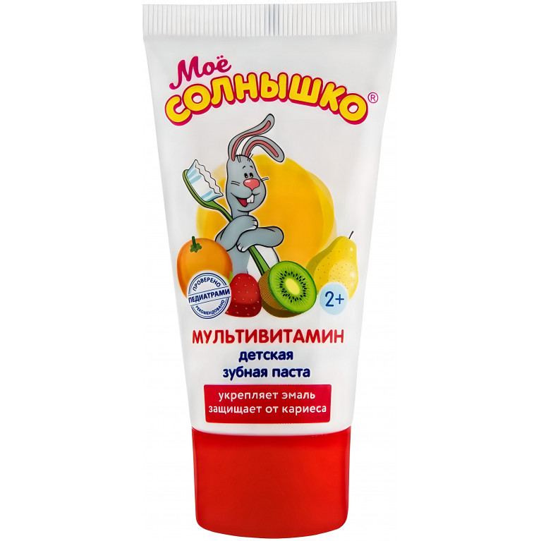 Мое Солнышко Зубная паста Мультивитамин д/дет.65г