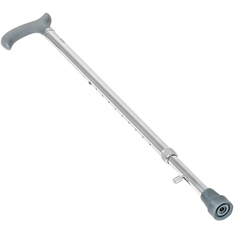 Трость регулируемая по высоте с Т-образной ручкой белая с УПС Ortonica TS718 (Ортоника)