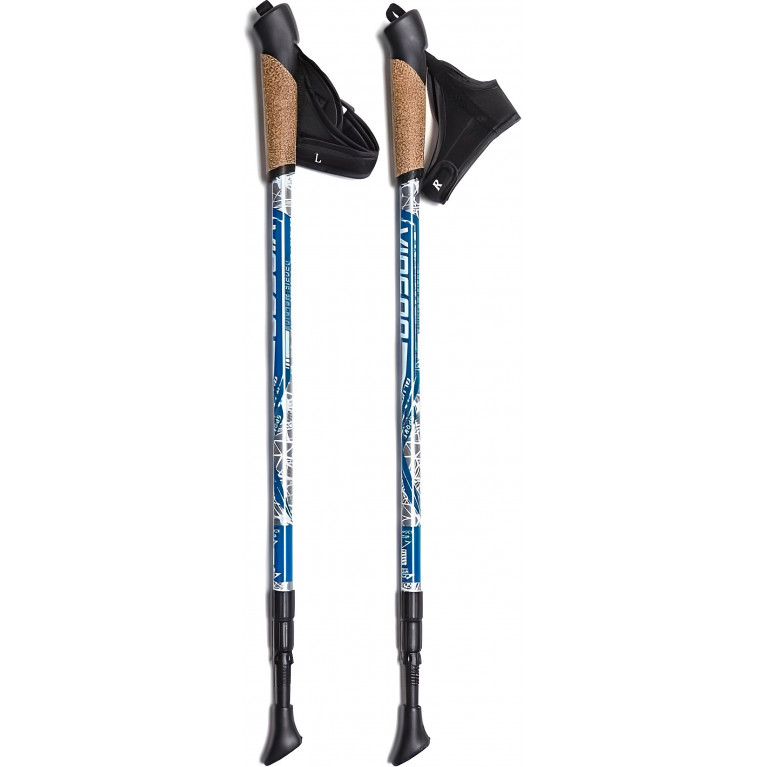 Палки телескоп.для скандинавской ходьбы Vinson P300 синие