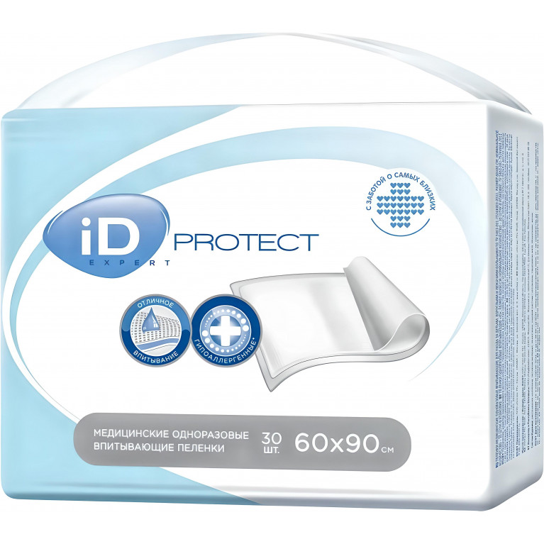 Айди Протект Эксперт Пеленки впит. 60х90см №30