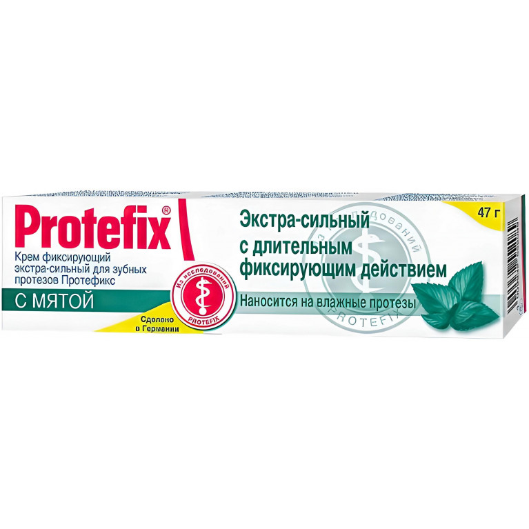 Протефикс Крем д/зубных протезов экстра-сильный Мята 40 мл