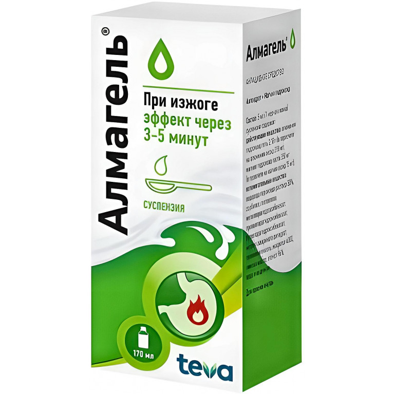 Алмагель сусп. д/приема внутрь фл. 170 мл