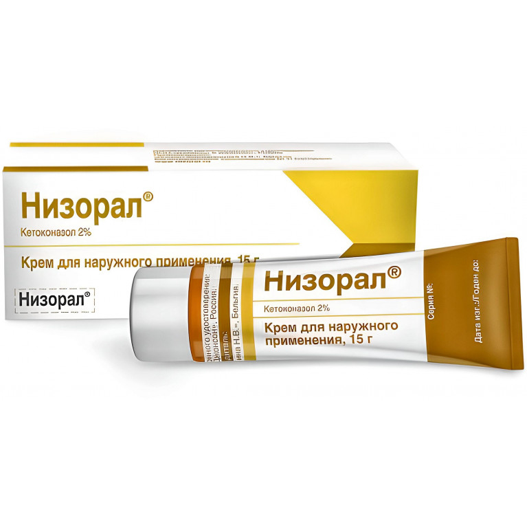 Низорал крем для наружного применения 2% туба 15г