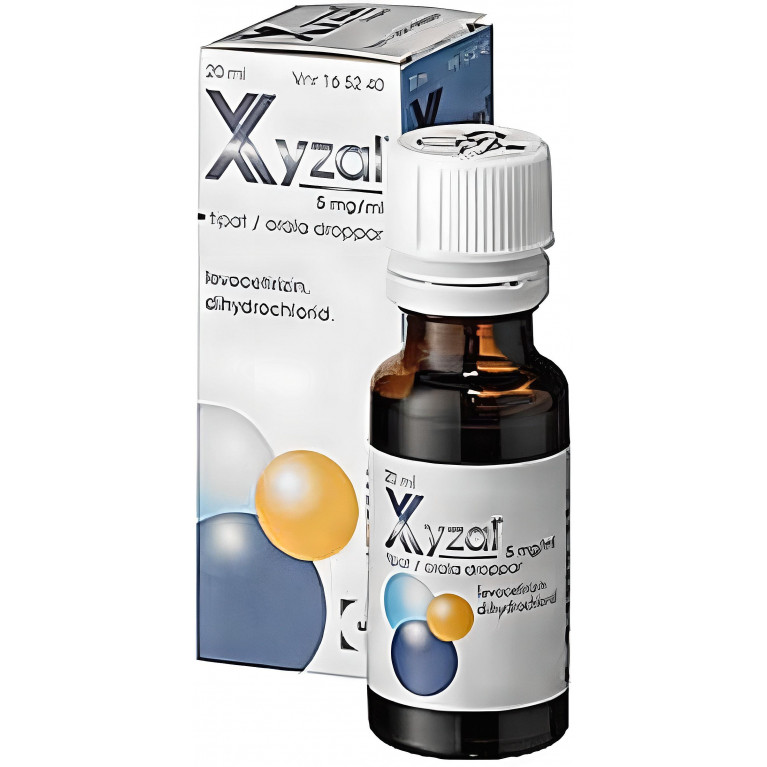 Ксизал капли д/приема внутрь 5 мг/мл фл. 10 мл