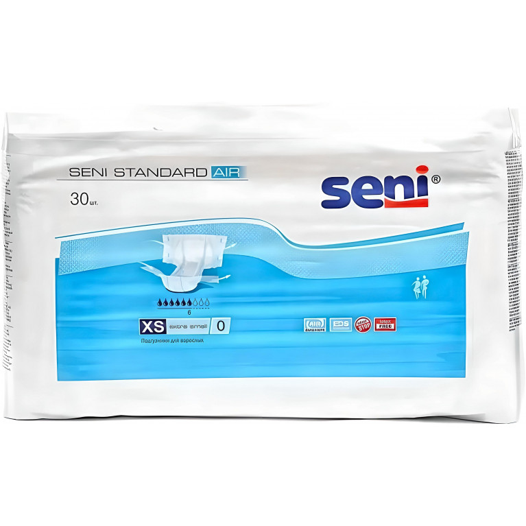 Сени Стандарт Эйр Подгузники для взрослых р.XS (40-60см) (5кап) №30