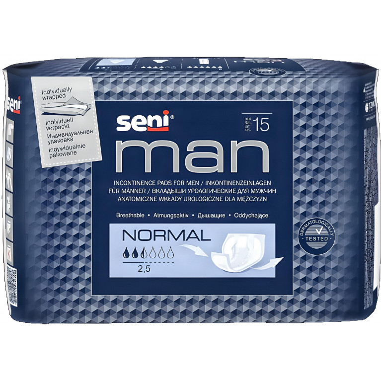 Сени Мен Нормал Прокладки д/мужчин (2,5кап) №15