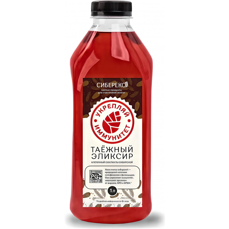Сибереко клеточный сок пихты сибирской Таежный эликсир 1л