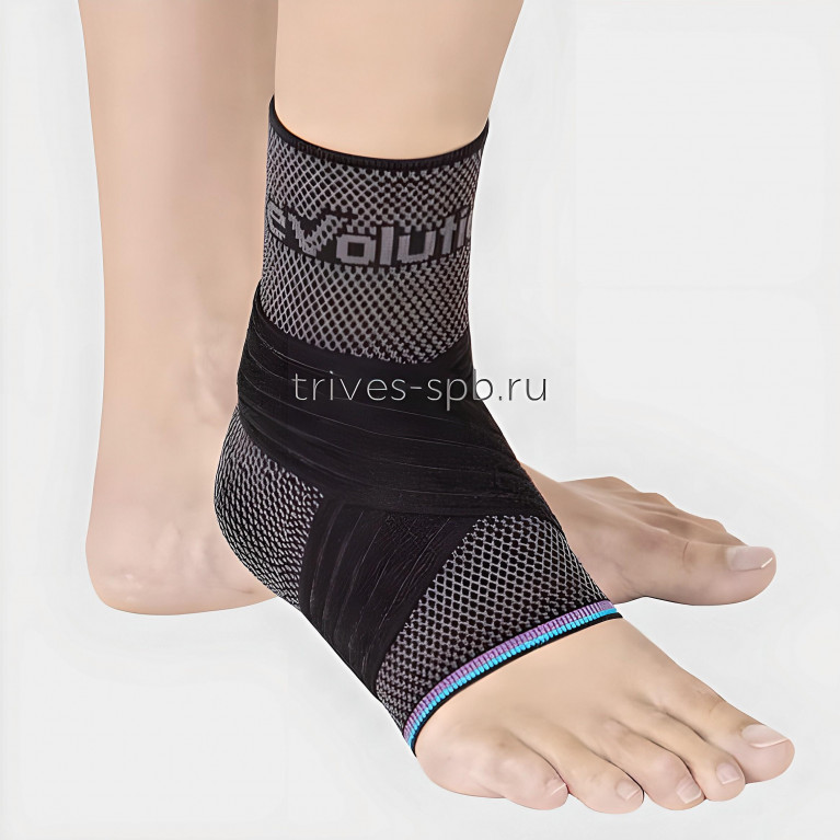 Тривес Бандаж компрессионный на голеностопный сустав БКГСС - ТРИВЕС (Т-8683/3) черный №5-XL