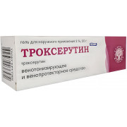 Троксерутин гель д/наруж. прим. 2% туба 50 г Зеленая дубрава Троксерутин гель д/наруж. прим. 2% туба 50 г Зеленая дубрава