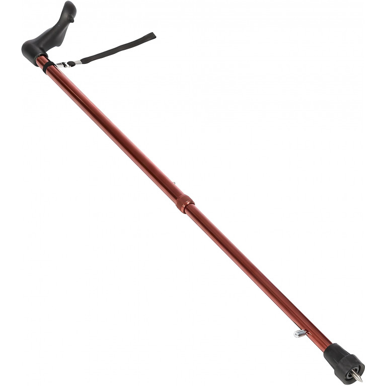 Трость регулируемая по высоте с анатомической ручкой с УПС бронза под левую руку TS710 