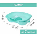 BESIDE Ванночка (таз) для мытья головы. бирюзовый арт. 27323 Чанчжоу Дейлис Кеа Продуктс Ко.,Лтд (Китай)