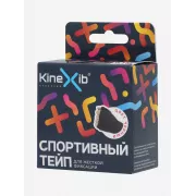 Бинт Кинезио-тейп KINEXIB SPORT TAPE хлопчатобумажный стягивающий (3.8 см*9,1м) черный