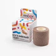 Бинт Кинезио-тейп KINEXIB COHESIVE когезивный стягивающий 5см x 4,5м белый