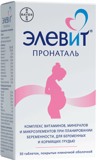 Элевит Пронаталь Таблетки, Покрытые Пленочной Оболочкой №30: Цена.